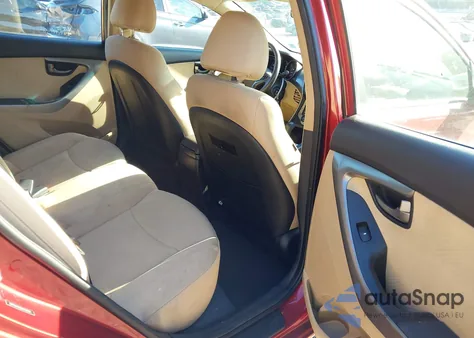 2013 Hyundai Elantra Gls z USA, uszkodzony, nr VIN 5NPDH4AE6DH305054